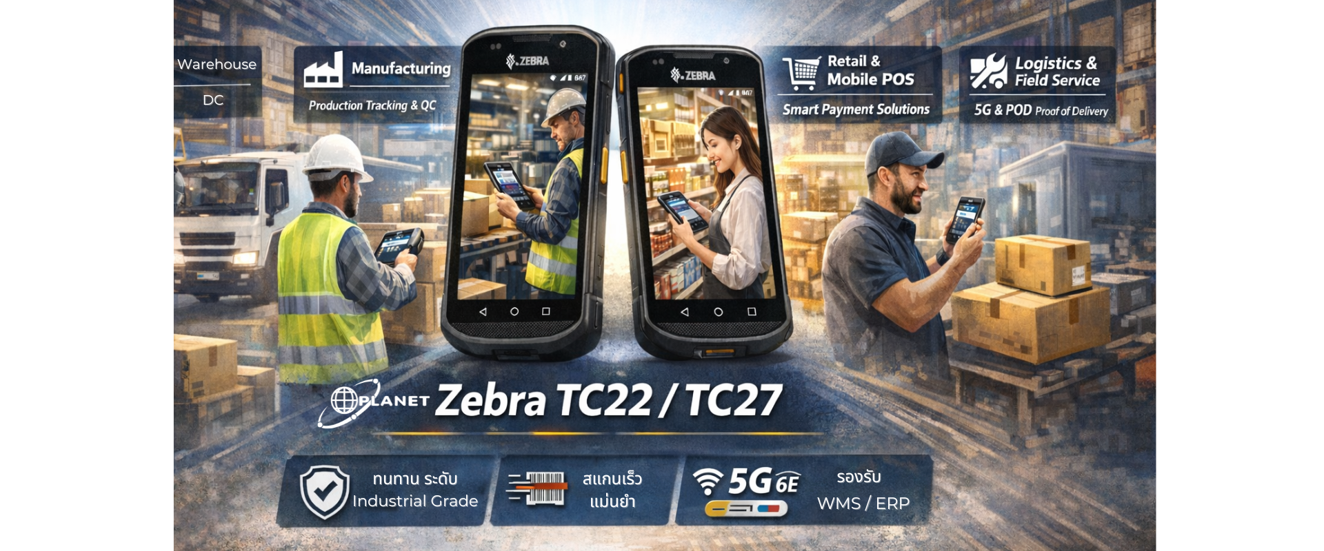 Zebra TC22 / TC27: Enterprise Mobile Computer ที่คุ้มค่า ทนทาน และพร้อม ...